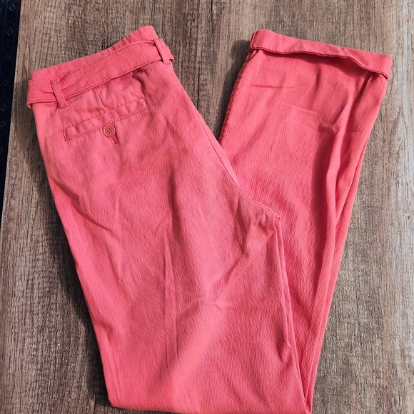 Jessica Fashion Fit Salmon Pink Pants Trousers - Picture 2 of 8